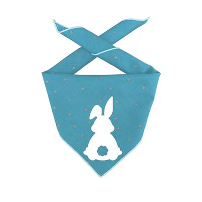 Easter, Easter Bandana, Easter Bunny, Spring Bandana, Blue Bunny