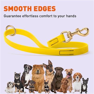 Viper Biothane K9 Working Dog Leash - Waterproof Lead for Tracking, Training, Schutzhund, Odor-Proof with Solid Brass Hardware for Puppy, Medium and Large Dogs