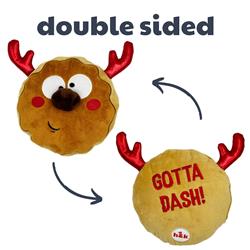 Gotta Dash Reindeer Cookie Dog Toy
