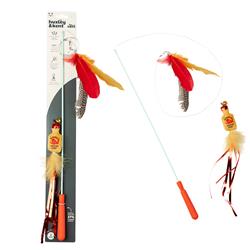 Teaser Hairball Whisky Wand 2pk Cat Toy