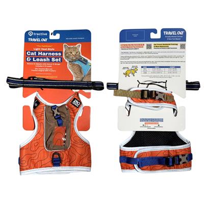 "The Pathfinder" Cat Harness & Tractive GPS Device Bundle