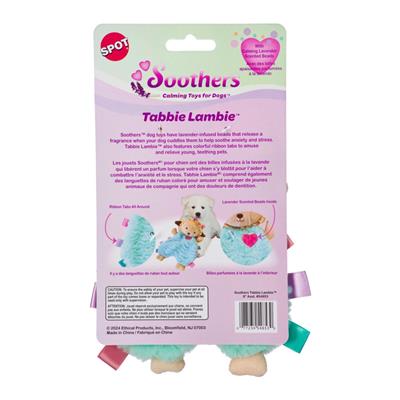 Spot Soothers Tabbie Lambie Dog Toy Assorted, 1ea/12 in