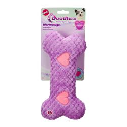 Spot Soothers Warm Hug Bone Dog Toy Assorted, 1ea/12 in