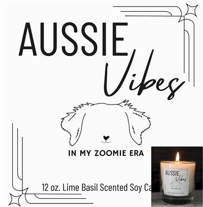 Aussie Pup Vibes Candle, 12 oz. Candle