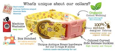 Rowan – Rainbow Shamrock Irish Organic Cotton Dog & Cat Pet Collars & Leashes