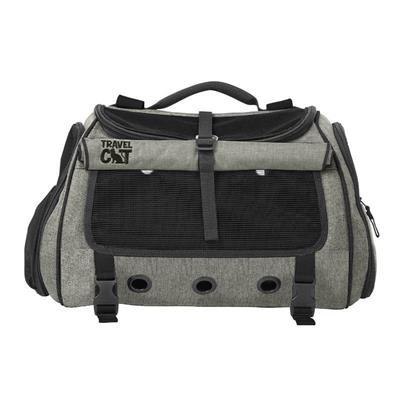 "The Transpurrter" Ultimate Calming Convertible Cat Carrier in Heather Grey