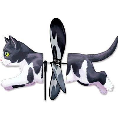 Deluxe Petite Spinner - Black & White Cat