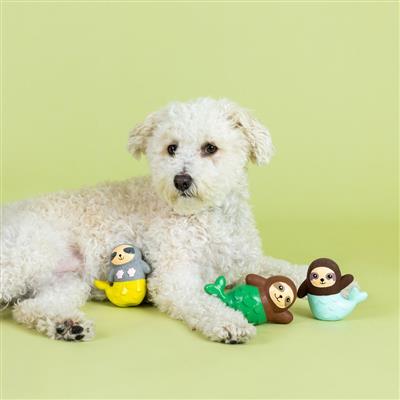 Little Sloth Maids Mini Latex Dog Toys