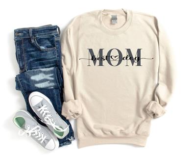 DOG MOM Sweatshirt | Unisex Crew Neck | Crewneck Sweatshirt | People Shirt | MOTHERS DAY