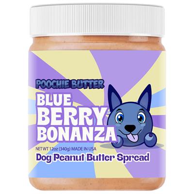 Blueberry Dog Peanut Butter Jar 12oz
