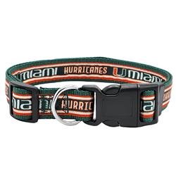 NCAA U Of Miami Satin Collar