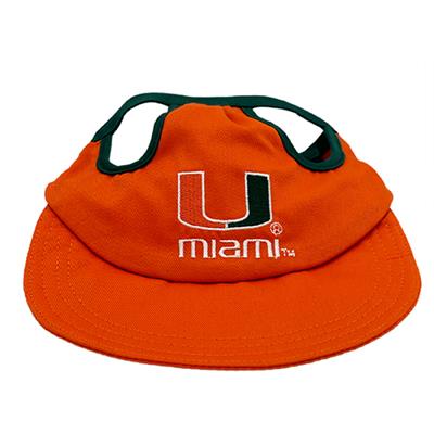 NCAA University Of Miami Pet Cap