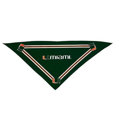NCAA University Of Miami Bandana (SMALL)