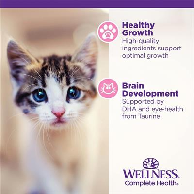 Wellness Complete Health Kitten Whitefish Tuna Pate 3oz. (Case of 24)