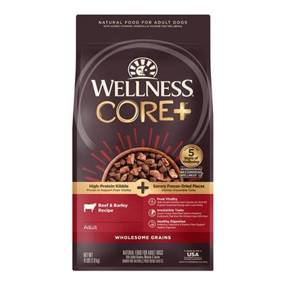 Wellness Core+ 4Lb Beef Barley Adult