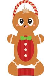 Outward Hound Scrunch Bunch Gingerbread Man Rope Dog Toy Brown