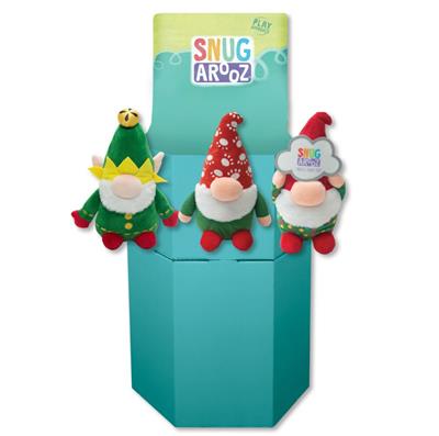 SnugArooz Holiday Gnomies 32pc Dump Bin