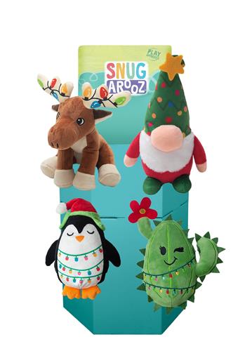 SnugArooz Holiday Twinkle 32pc Dump Bin