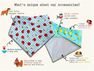 Bandana - Rainbow Daisies - Gen Z | Fun Dog Bandana | Pride Dog Bandana | LGBTQ | Summer Vibes