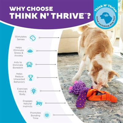 Silly Legz Interactive Plush Dog Puzzle, Purple
