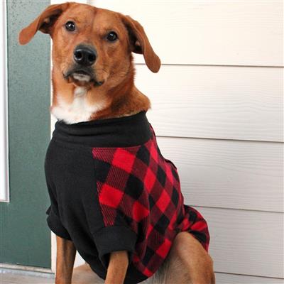 Highline Fleece Coat - Red and Black Plaid