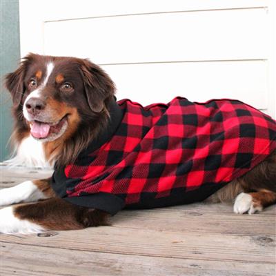 Highline Fleece Coat - Red and Black Plaid