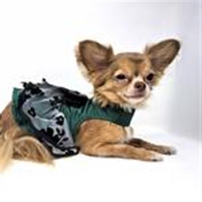 Green and Black Satin Holiday Dress