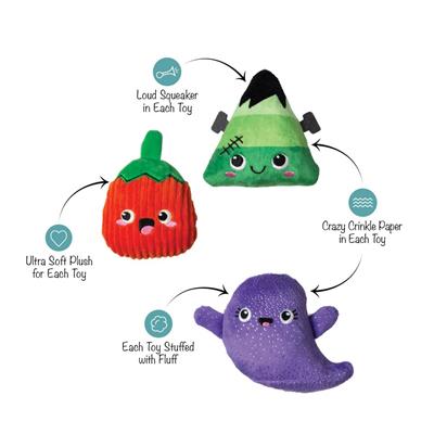 Spooky Squad 3PCS Small Dog Toy