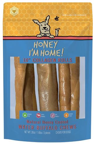 Water Buffalo 10" Collagen Rolls for Dogs
