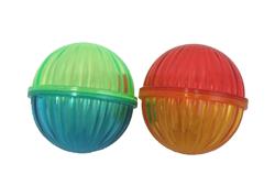 Multipet Lattice Ball Cat Toy Assorted Colors 1.5" 4pk