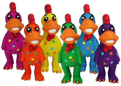 Multipet Globkens Dog Chew Toy Assorted Colors Medium 5.5"