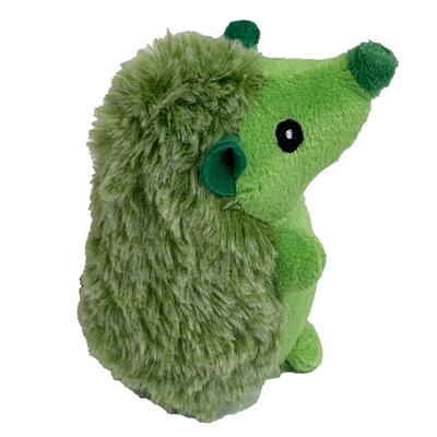 Multipet Minipet Hedgehog Plush Dog Toy Assorted Colors 4"