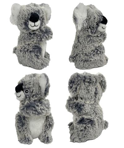 Multipet Minipet Koala Plush Pet Toy Assorted Colors 5"