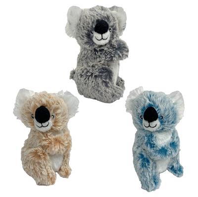Multipet Minipet Koala Plush Pet Toy Assorted Colors 5"