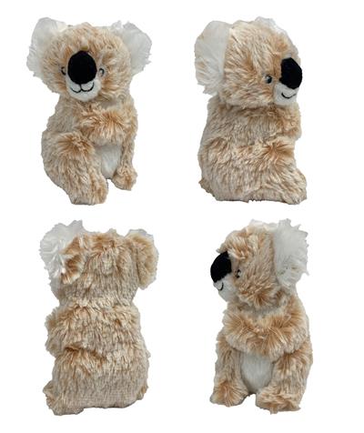 Multipet Minipet Koala Plush Pet Toy Assorted Colors 5"