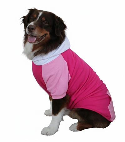 Color-Block Hoodie - Pink on Pink