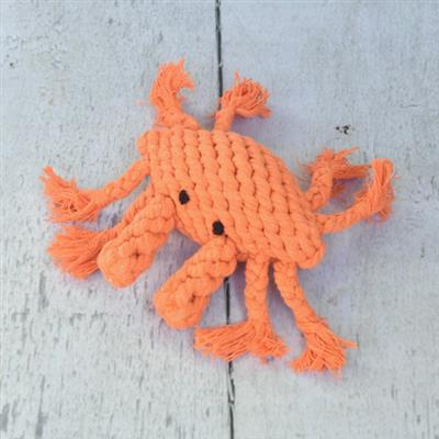 Orange Crab Rope Toy