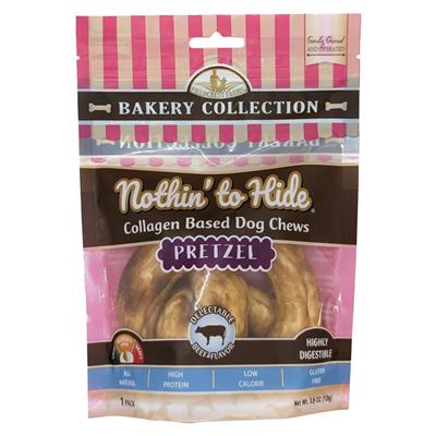 Fieldcrest Farms Nothin' To Hide Bakery Collection Dog Treat Pretzel, Beef, 1ea/4 in