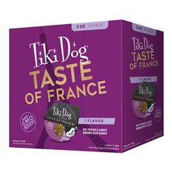 Tiki Pet Dog Taste Of The World France Beef 3Oz Cup 10 Pack