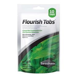 Seachem Laboratories Flourish Tabs Plant Supplement 1ea/1.1 oz., 10 ct