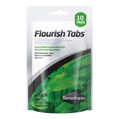 Seachem Laboratories Flourish Tabs Plant Supplement 1ea/1.1 oz., 10 ct