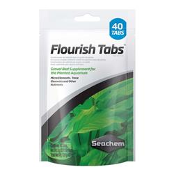 Seachem Laboratories Flourish Tabs Plant Supplement 1ea/4.2 oz., 40 ct
