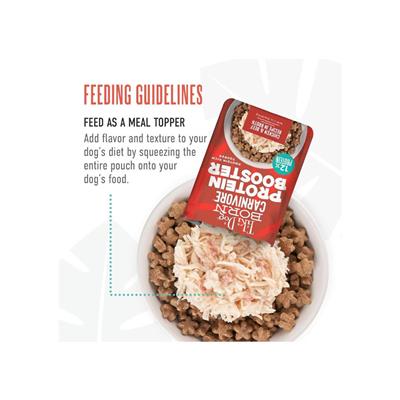 !Tiki Pet Dog Carnivore Topper Chicken Beef 2.1Oz (12 per unit)