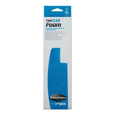 Seachem Laboratories Tidal Foam Sponge For Tidal 110 Filters, Blue, 1ea/2 pk