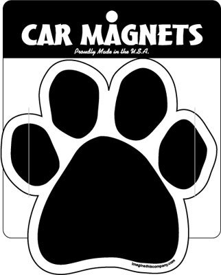 Black Paw Magnets