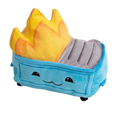 SnugArooz Baby Dumpster Fire Plush Dog Toy 3"