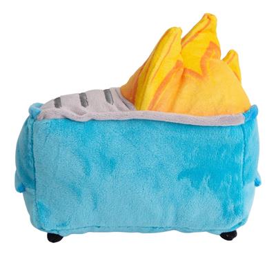 SnugArooz Baby Dumpster Fire Plush Dog Toy 3"