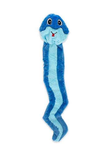 GURU Hide-A-Tail Snake Plush Puzzle Dog Toy Blue, 1ea/LG
