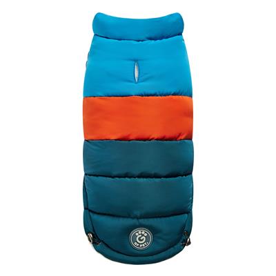 Color Block Puffer - Dark Teal