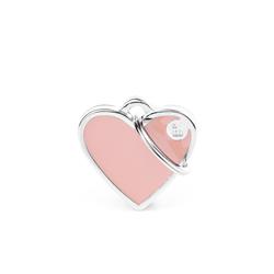 Small Pink Heart ID Tag